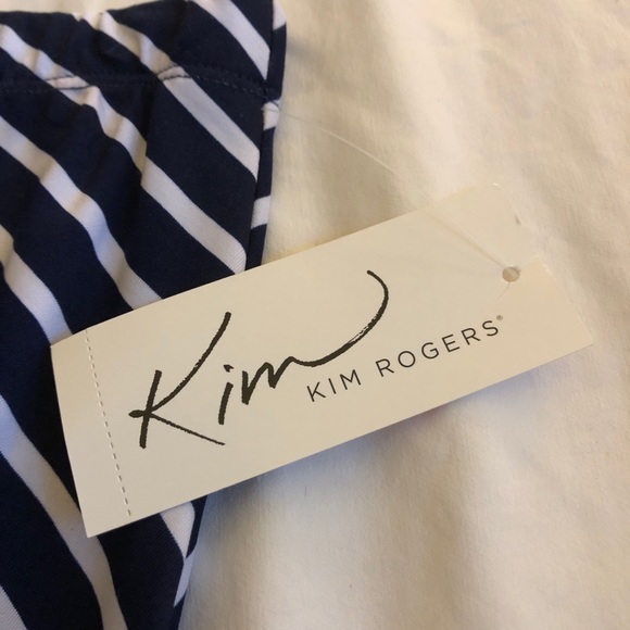 Kim Rogers Bias Striped Maxi Skirt Size Small NWT - Picture 5 of 11